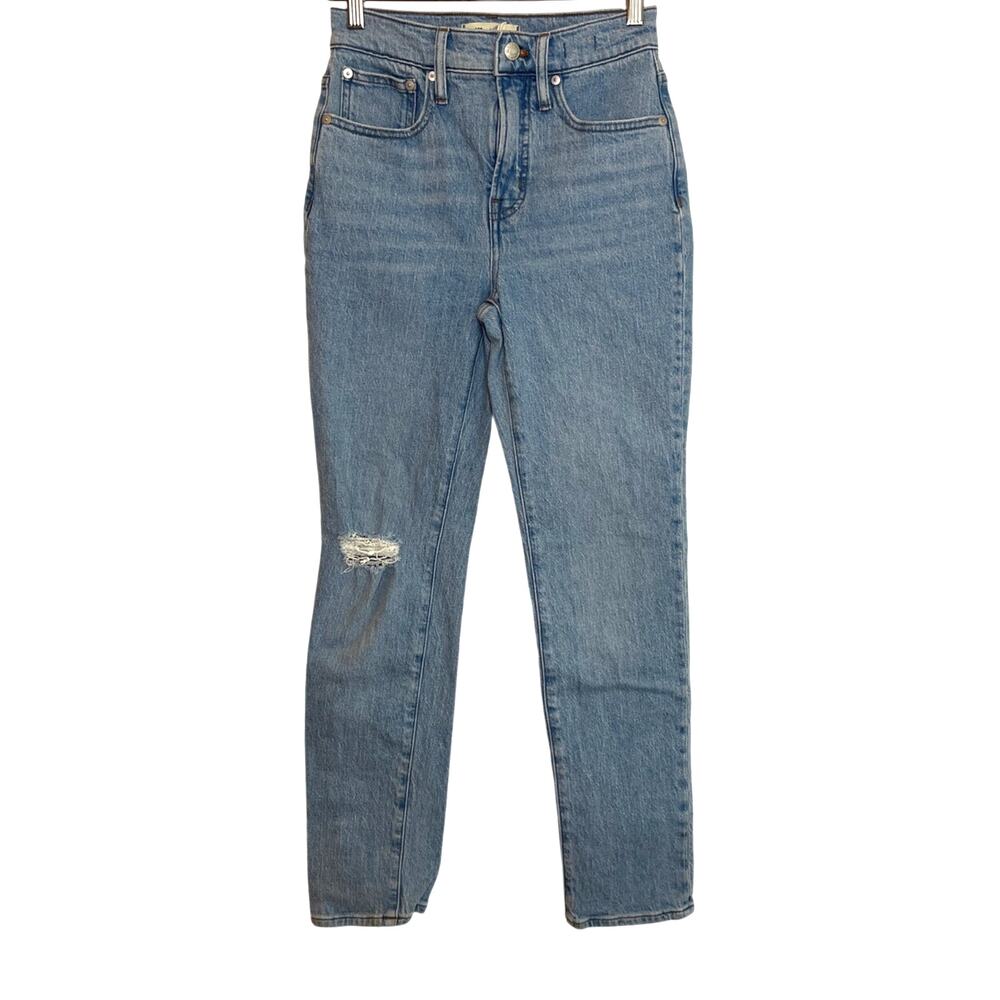 Madewell Women's Straight Leg Jeans - Light Blue